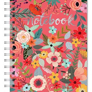 Studio Oh! 82471 Hardcover Spiral Notebook Available in 9 Different Designs, Secret Garden